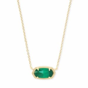 Emerald green Kendra Scott necklace